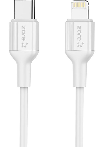 ​tekno Grup Zore Play Serisi PL08 Type-C To Lightning 2in1 Pd Seyahat Şarj Aleti 20W - Beyaz modelleri