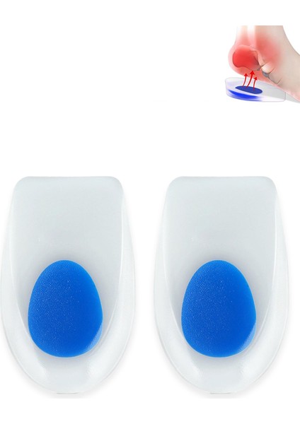 Ayakkabı Topuk Koruyucu 1 Çift Ortopedik Topukluk Topuk Dikeni Nasır Çatlak Önleyici Ayak Sağlığı