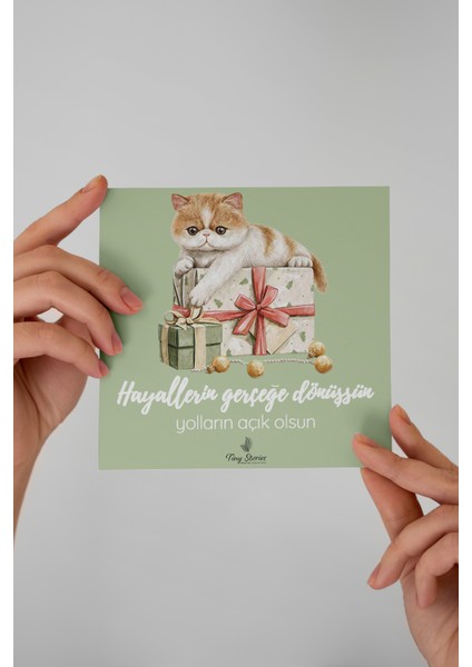 6'lı Yılbaşı Motto Kartı Seti/ Kartpostal