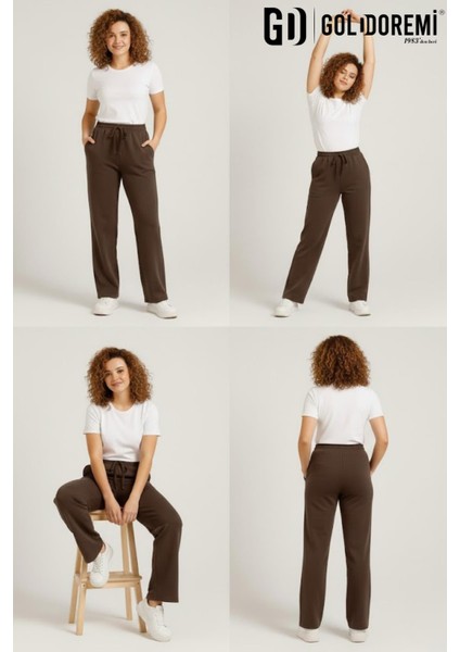 34-030 Kadın Modal Çımalı Bol Paça Cepli Eşofman Altı modelleri