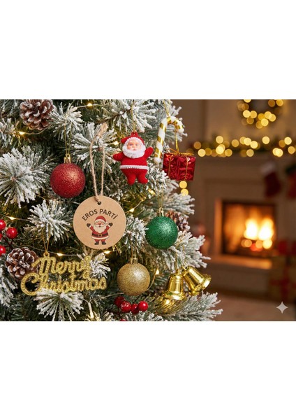 Premium Yılbaşı Çam Ağacı Süsleri Karışık Yılbaşı Topları Askılı