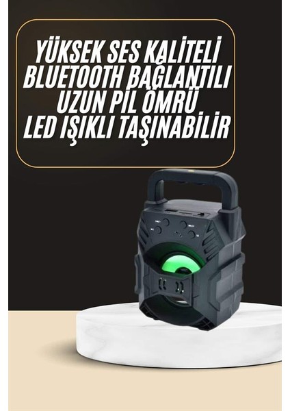 Bluetooth Hoparlör Android ve Ios Uyumlu Ses Bombası USB Girişli Taşınabilir