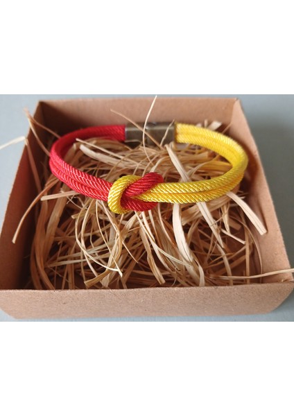 Renklerine Sadık Olanlara"taraftar Bilekliği" (Sarı Kırmızı)