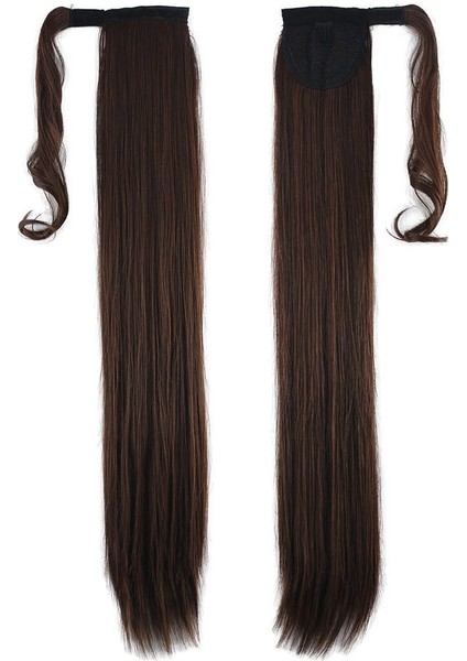 Bağlamalı Düz At Kuyruğu / Kahve Karamel modelleri