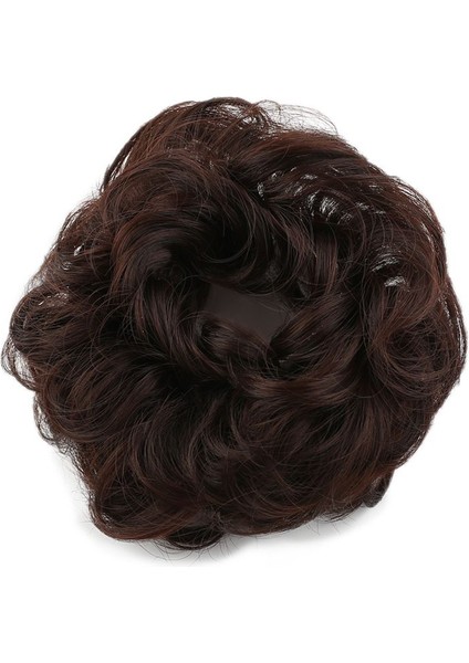 Saçlı Lastikli Topuz Toka / Koyu Kahve fiyatları