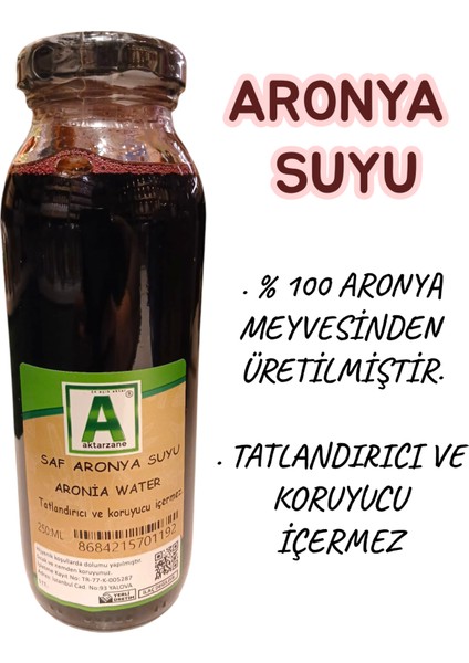 Saf Aronya Suyu 250 ml fiyatları