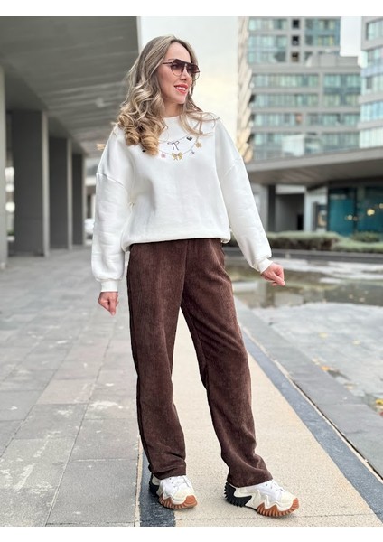 Fitilli Kadife Palazzo Pantolon fiyatları