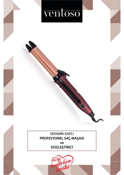 Profesyonel Seramik Kaplı Saç Düzleştirici ve Maşa ile Isıya Dayanıklı Eldiven fiyatları