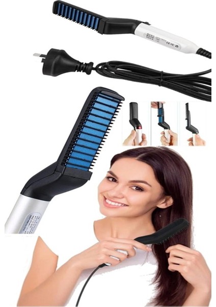 Saç Düzleştirici ve Şekillendirici, 130°C Isı ile Kurutma Cihazı