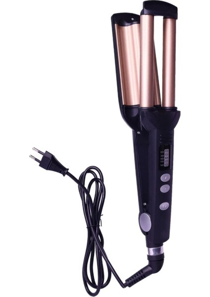 Seramik Kaplı Su Dalgası Saç Maşası, Iyonik ve Wag Tipi Tasarım