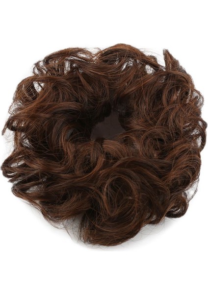 Saçlı Lastikli Topuz Toka / Kahve Karamel fiyatları