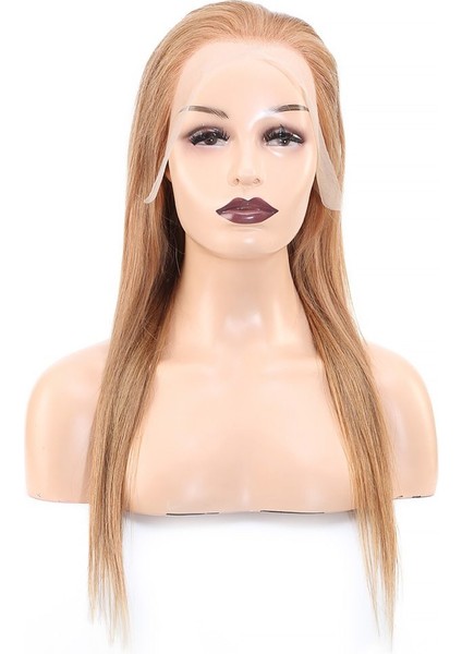 Düz Front Lace Gerçek Tül Peruk / Kumral / 60/65CM fiyatları