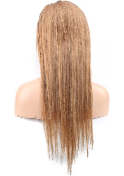 Düz Front Lace Gerçek Tül Peruk / Kumral / 60/65CM indirimleri