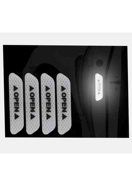 Oto Araç Seti,ayna Yağmur Kaydırıcı, Kör Nokta Aynası, 4 Adet Kapı Açık Uyarısı Fosforlu Reflektif indirimleri