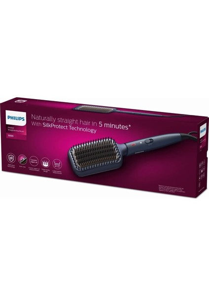 Profesyonel Seramik Kaplama Saç Düzleştirici Tarak, Argan Yağlı, Hızlı Isınır