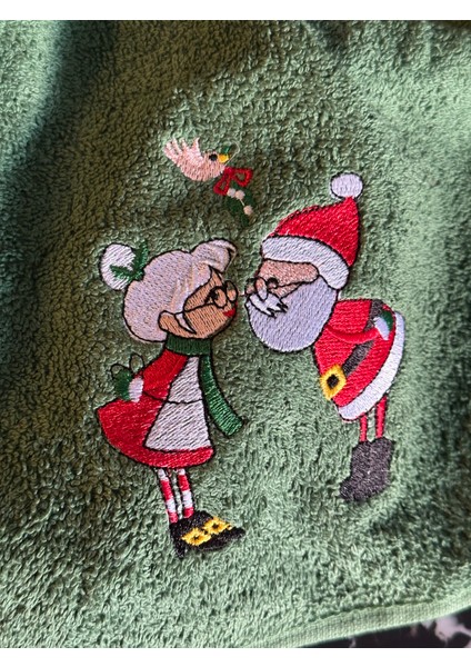 2'li Kutulu Yılbaşı Nakışlı Hediyelik Havlu 30X50 fırsatları