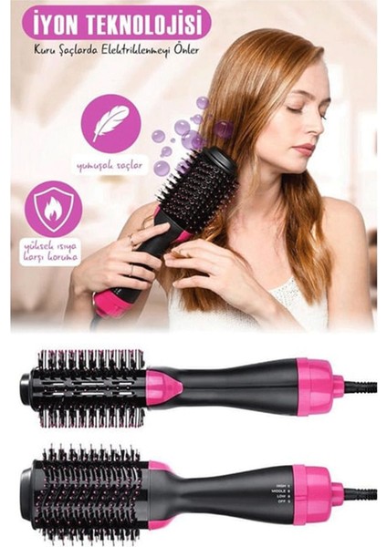 Güçlü 1200W Profesyonel Saç Kurutma ve Şekillendirme Seti