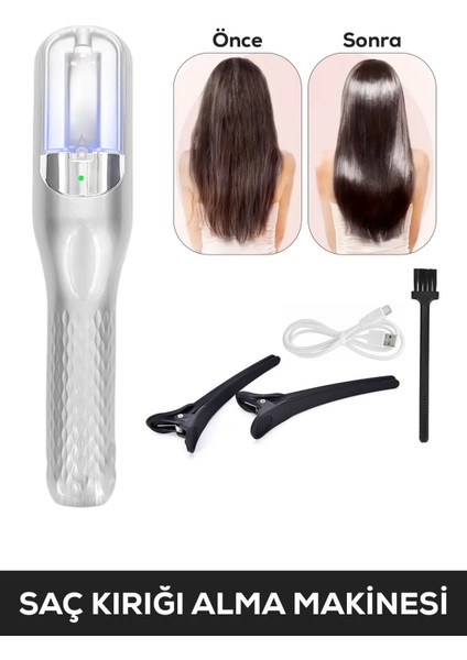 Kablosuz Saç Kırık Alma ve Kesme Makinesi, Type-C Şarjlı, Kolay Kullanım