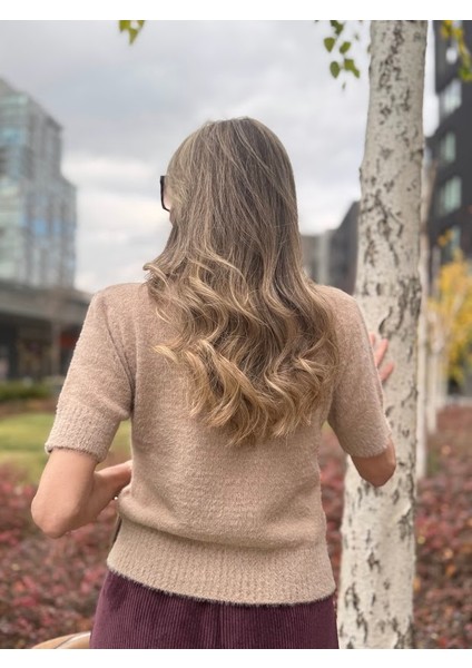 Kısa Kollu Yumoş Kazak modelleri