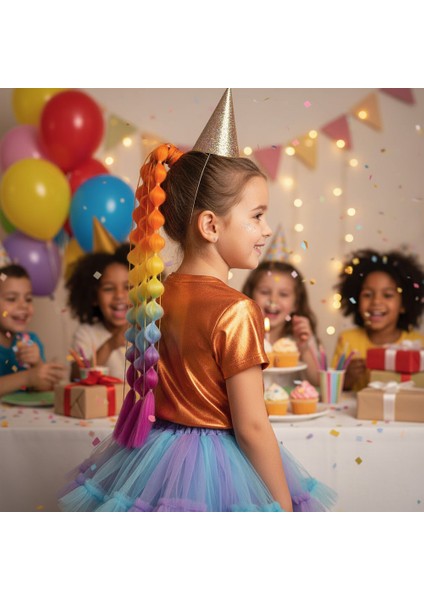 Bn Örgülü Lastikli At Kuyruğu / ACM22