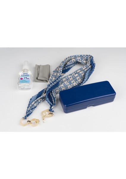 “gözlük Bakım Seti: Gözlük Kabı, Ipi, Mendili ve Losyonuyla Tam Koruma, Hediye Kutusu Içinde''