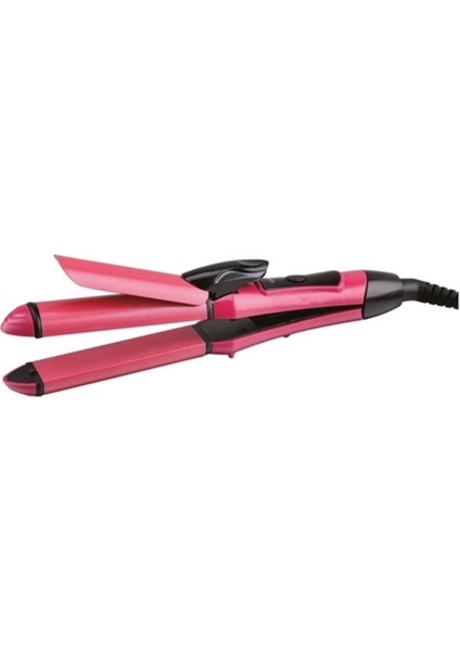 Yüksek Performanslı 2'li Saç Düzleştirici ve Şekillendirici Set