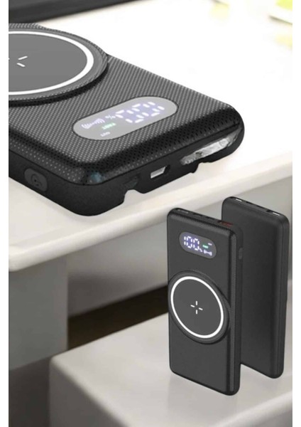 Powerbank Taşınabilir 10.000 Mah Hızlı Şarj Dijital Göstergeli