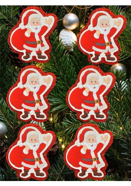 6lı Yılbaşı Süsü – Noel Baba Strafor Figür