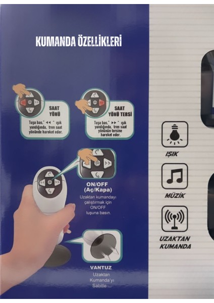 Oyuncak Pilli Uzaktan Kumandalı 49 Parça Manyetik Tren Seti Vagonlar Mıknatıs Ile Bağlanır Sesli ve Işıklı 264 cm Ray Uzunluğu