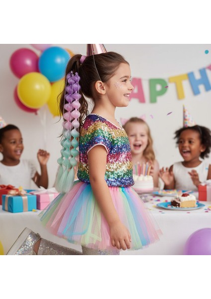 Bn Örgülü Lastikli At Kuyruğu / ACM14