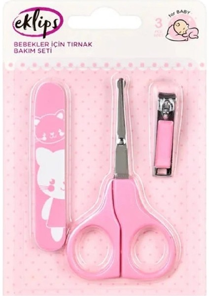 Bebek Tırnak Bakım Seti (Pembe) — Güvenli & Nazik Bebek Tırnak Bakımı