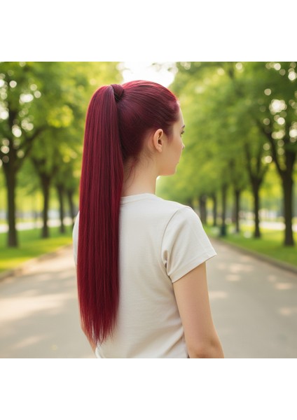 Bağlamalı Düz At Kuyruğu / Kızıl