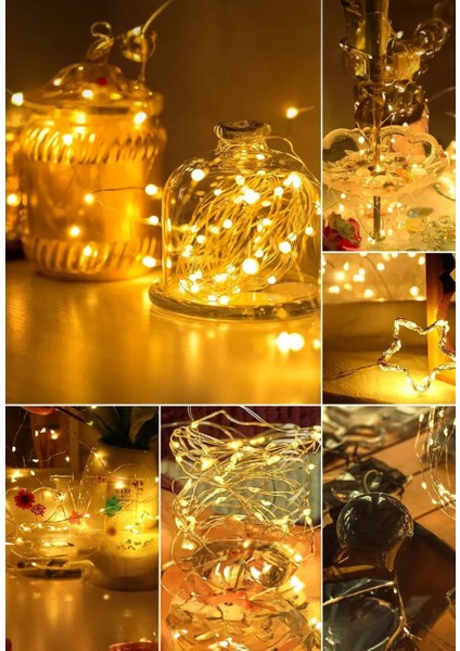 3 Metre Gün Işığı (Sarı) LED Işık – Pilli Dekor Lambası modelleri