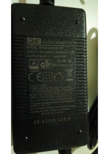 Gve Marka 24 Volt 1 Amper Ac-Dc Adaptör fırsatları