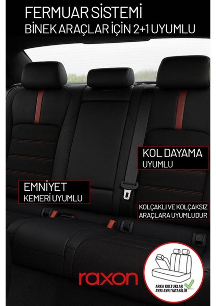 Chery Neptune Series 2+1 Uyumlu Tay Tüyü Oto Koltuk Kılıfı - Premium Şık ve Konforlu Tasarım fırsatları