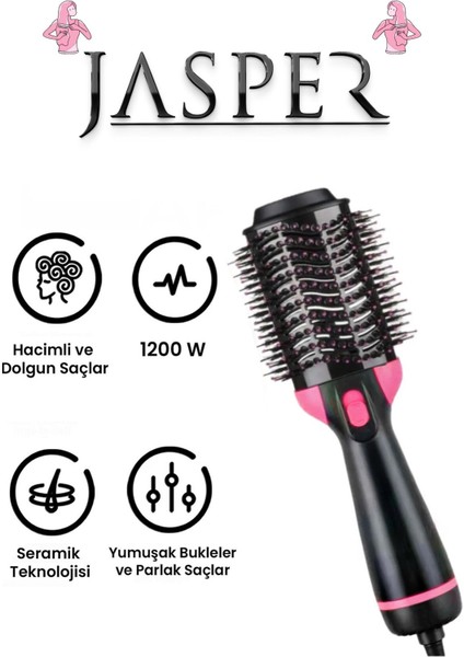 Aktif Iyon Teknolojili Ultra Hava Üflemeli Saç Şekillendirici ve Düzleştirici Fön Teli