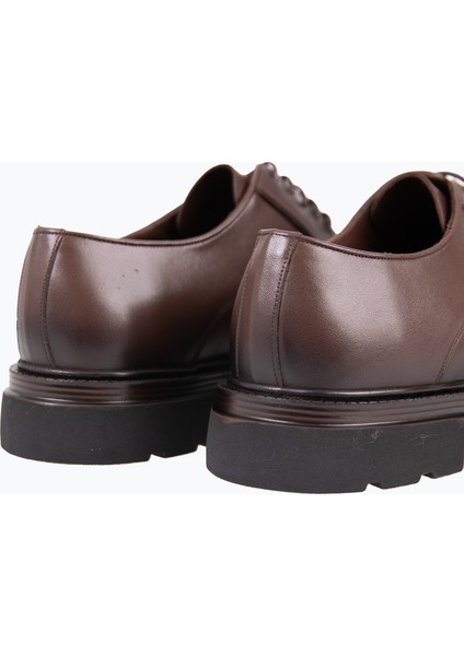Erkek Klasik Ayakkabı Bağcıklı Eva Yüksek Rahat Taban Hakiki Deri Kahverengi fırsatları