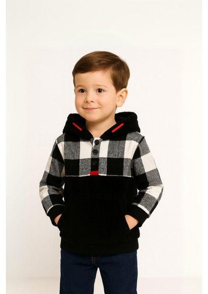 Erkek Çocuk Peluş Sweatshirt 6-16 Yaş