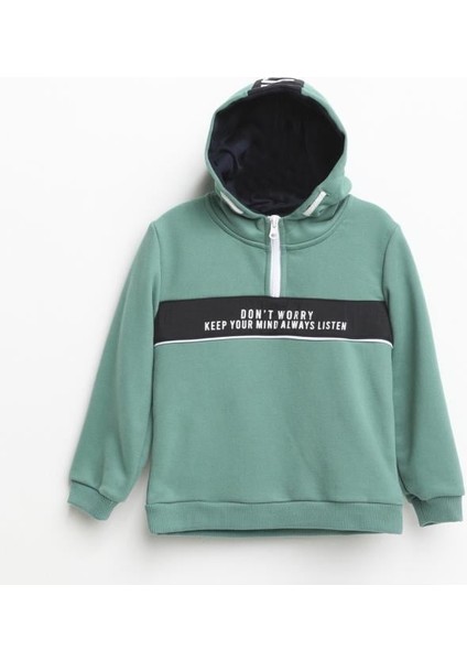 Erkek Çocuk Kapşonlu Sweatshirt 1-5 Yaş