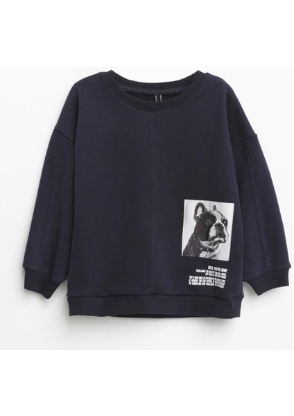 Erkek Çocuk Baskılı Sweatshirt 1-5 Yaş
