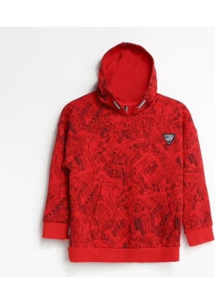 Erkek Cocuk Desenli Kapusonlu Sweatshirt 1-5 Yas 32163 fiyatları