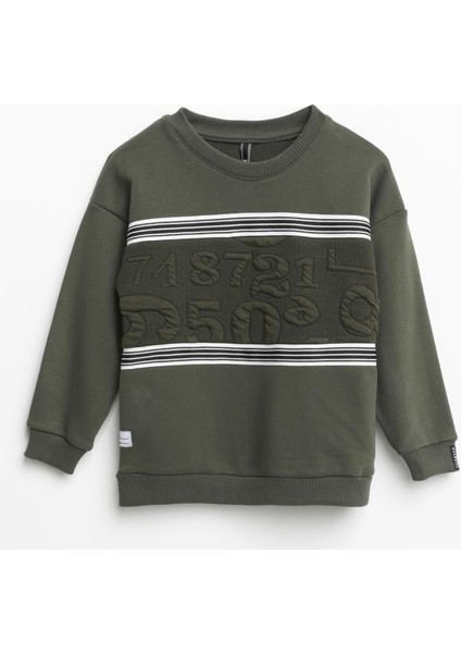 Erkek Garson Garnili Sweatshirt 6-16 Yaş