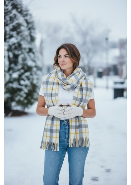 Yumuşak Dokulu Buklet Kadın Şalı modelleri