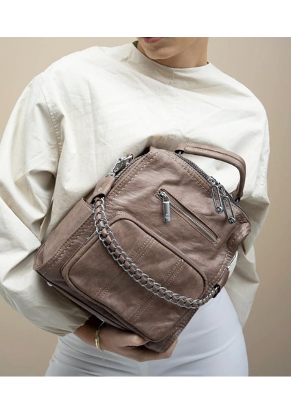 Mathew Cox BYN1019 Premium Yumuşak Deri Fonksyonel Çok Yönlü Çanta