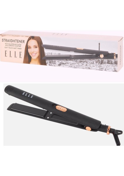 Ithal Alman Kaliteli Seramik Kaplama Saç Düzleştirici ve Maşa Seti