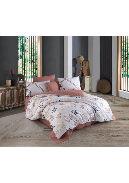 Hobby Çift Kişilik Ranforce Nevresim Takımı Belen Kahve