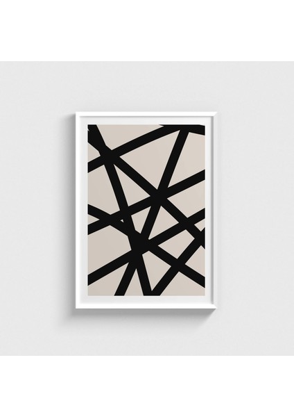 Black 3 Çerçeveli Tablo Ev Oda Duvar Dekorasyonu