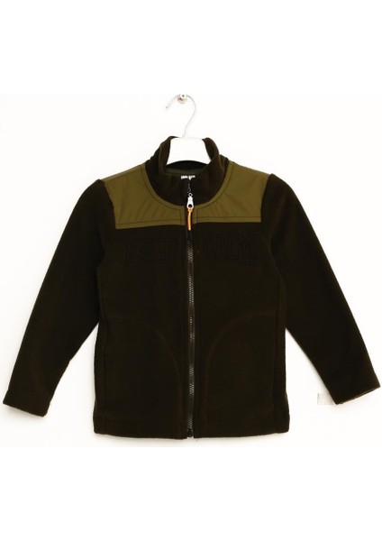 Erkek Çocuk Fermuarlı Polar Hırka 6-16 Yaş - 323317