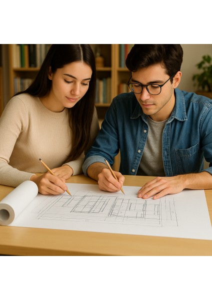 Mimarlık ve Mühendislik Öğrencileri Için Beyaz Teknik Çizim Kağıdı Rulosu 30 cm x 5 M – Proje, Autocad, Eskiz, Tasarım, Modelleme, Atölye ve Maket Çalışmaları Için Profesyonel Çizim Rulosu modelleri