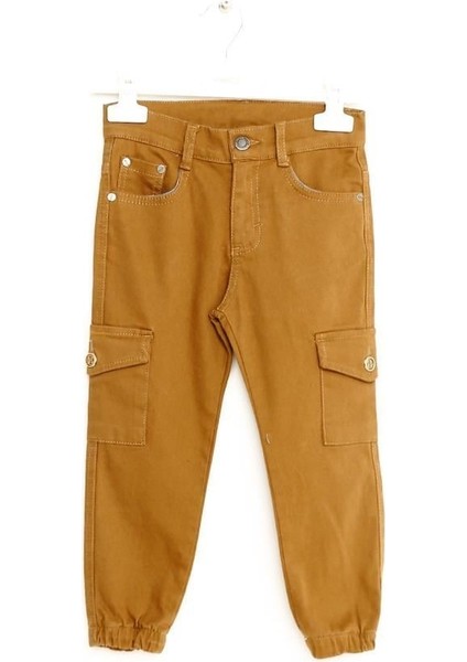 Erkek Çocuk Gabardin Kargo Pantolon 6-16 Yaş